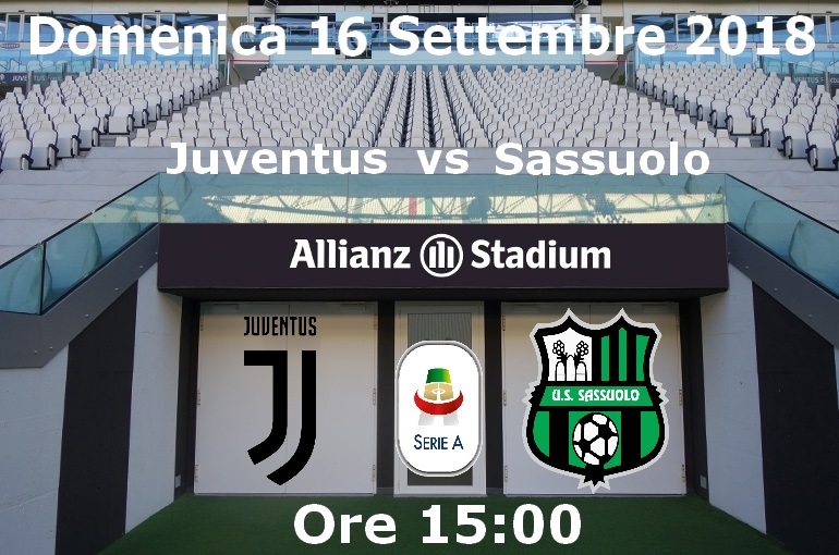 Risultati immagini per juventus sassuolo 16 settembre 2018